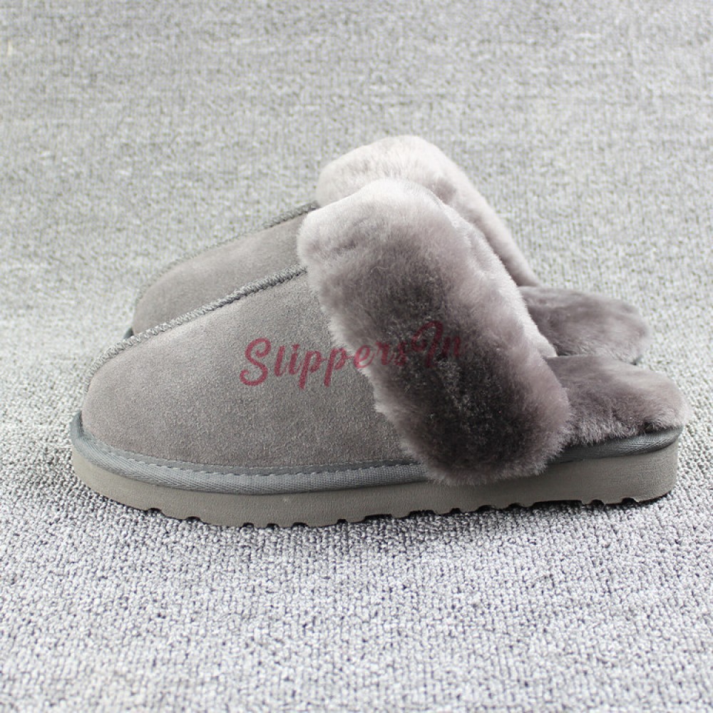 shearling scuff slippers