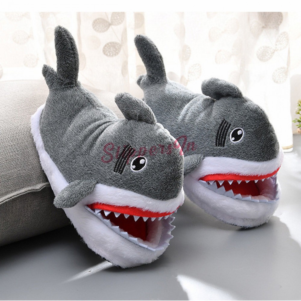shark slippers adults