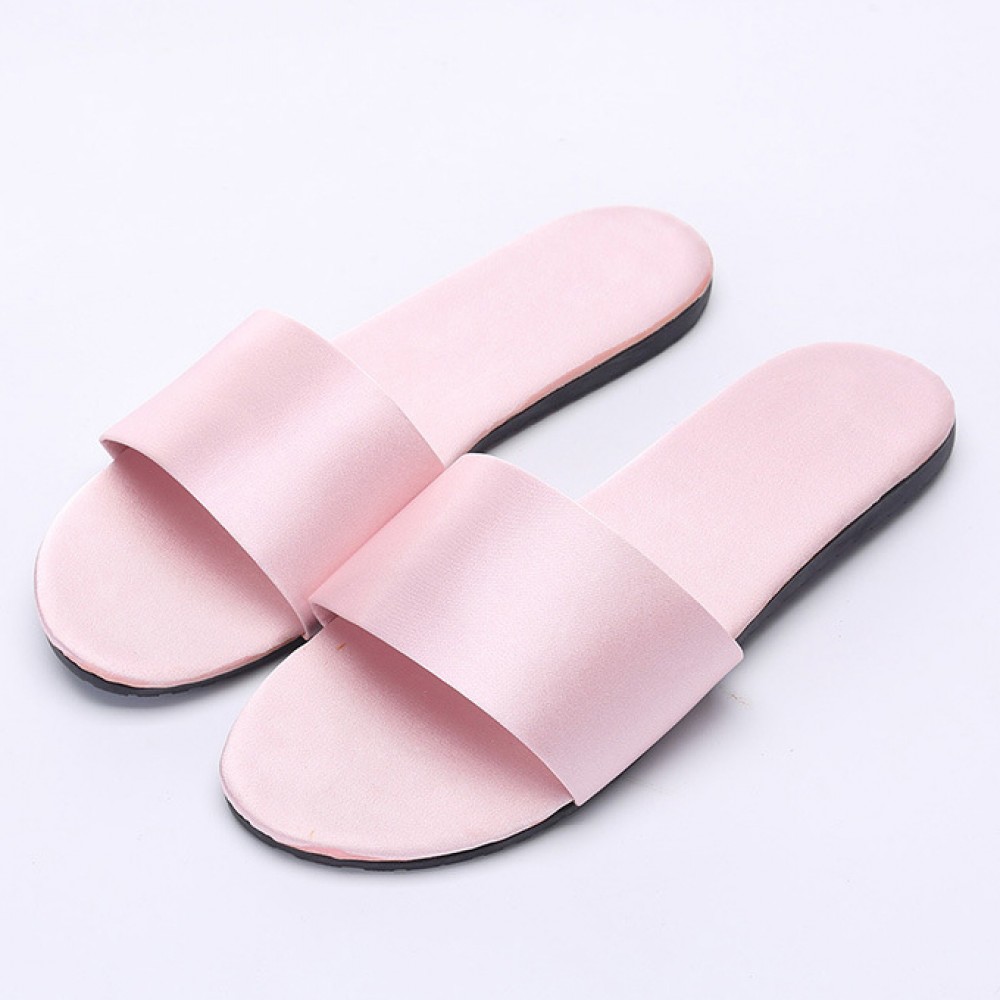 Womens Silk House Slippers Simple 