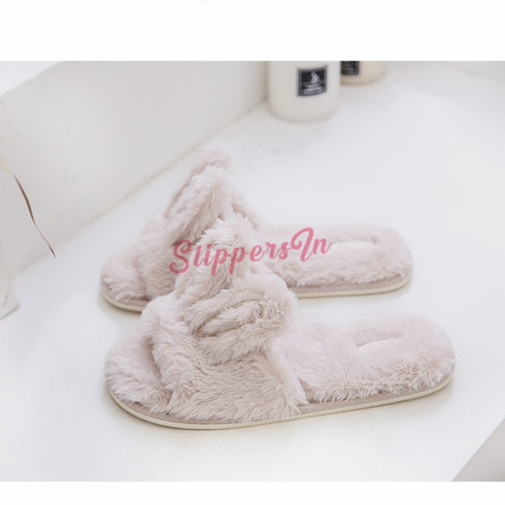 girls open toe slippers