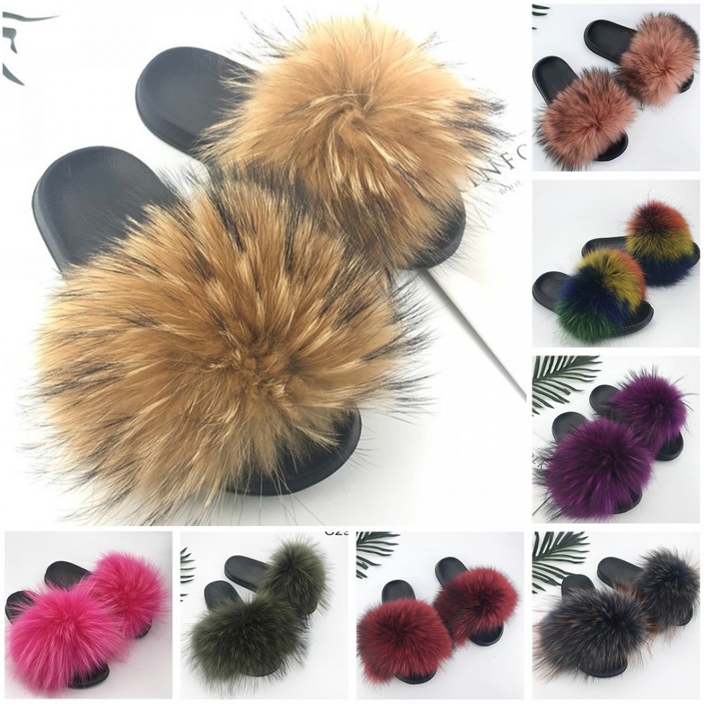 fur slides in stores
