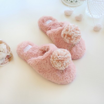 pom pom slippers online