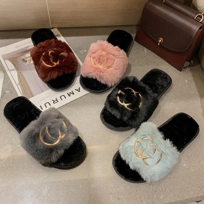 fuzzy furry slippers